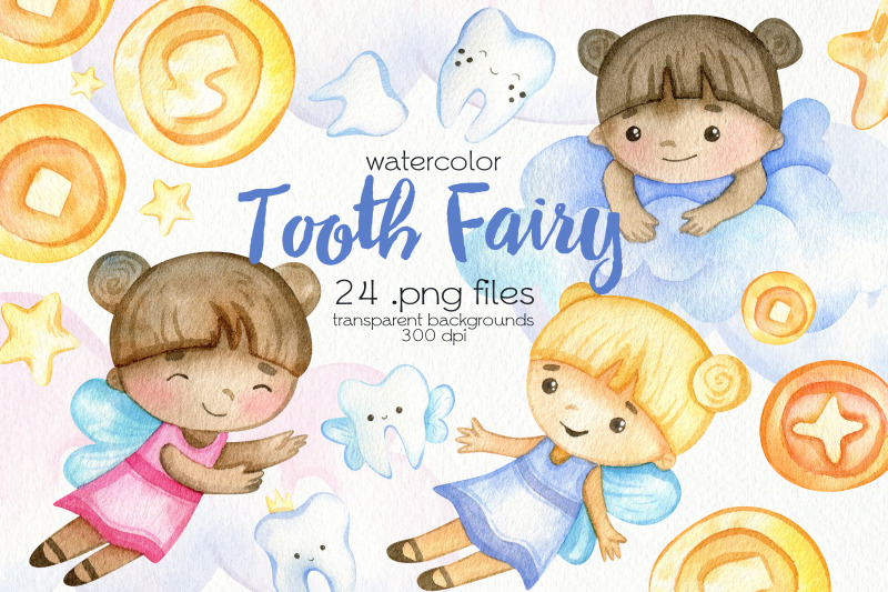 watercolor-tooth-fairy-clipart-png-files