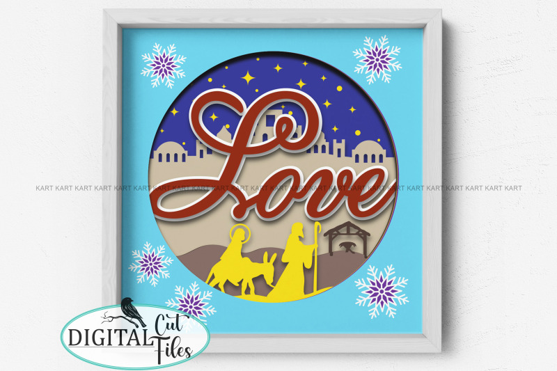 3d-christmas-love-shadow-box-svg