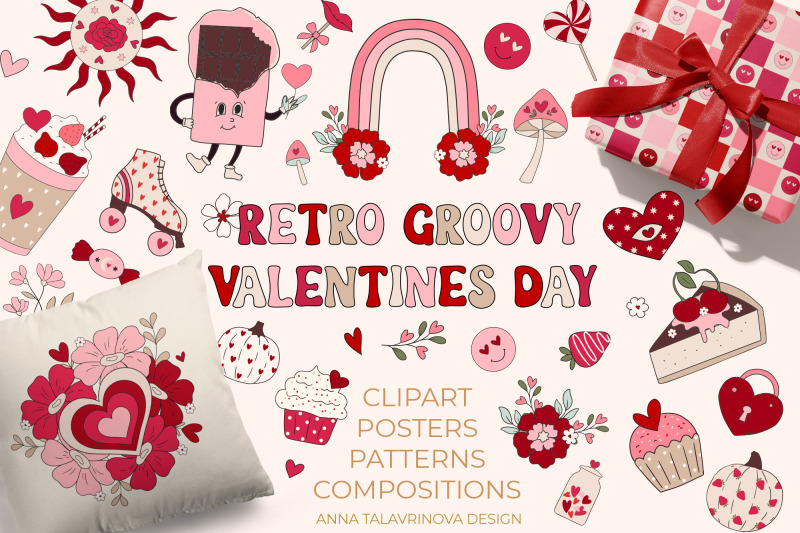 retro-groovy-valentines-day-pattern-and-clipart
