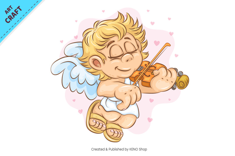 cartoon-cupid-violinist-clipart