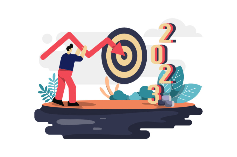 happy-new-year-2023-flat-illustration