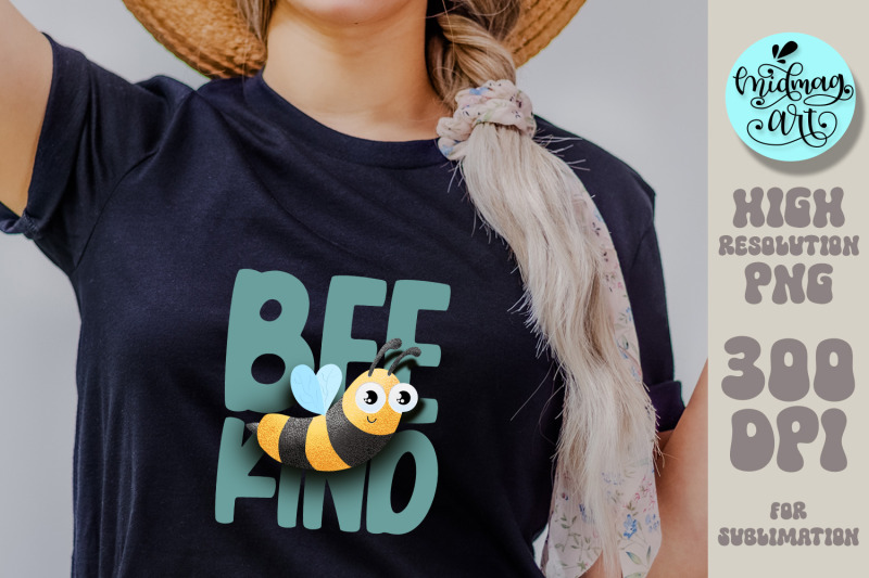 bee-kind-png-sublimation-design-download