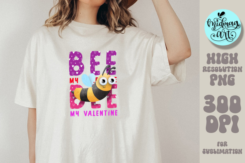 bee-my-valentine-png-valentine-sublimation