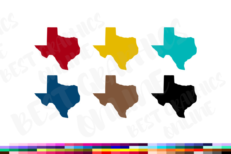 texas-state-clipart-set-usa-texas-clip-art-illustration