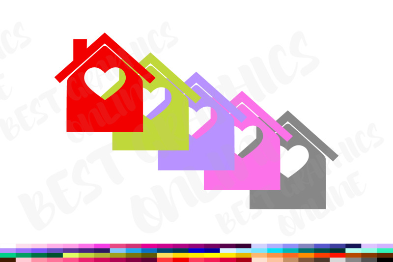 lovely-house-with-heart-clipart-set-home-clipart-illustration