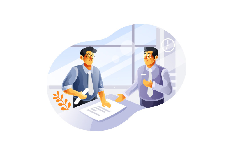 business-meeting-with-two-businessmen-illustration