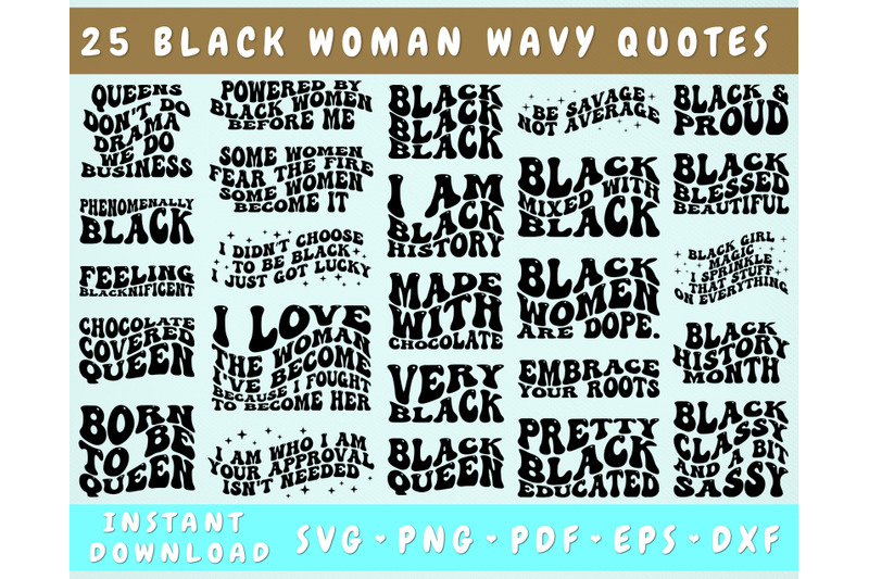 black-woman-wavy-quotes-svg-bundle-25-designs-black-history-month