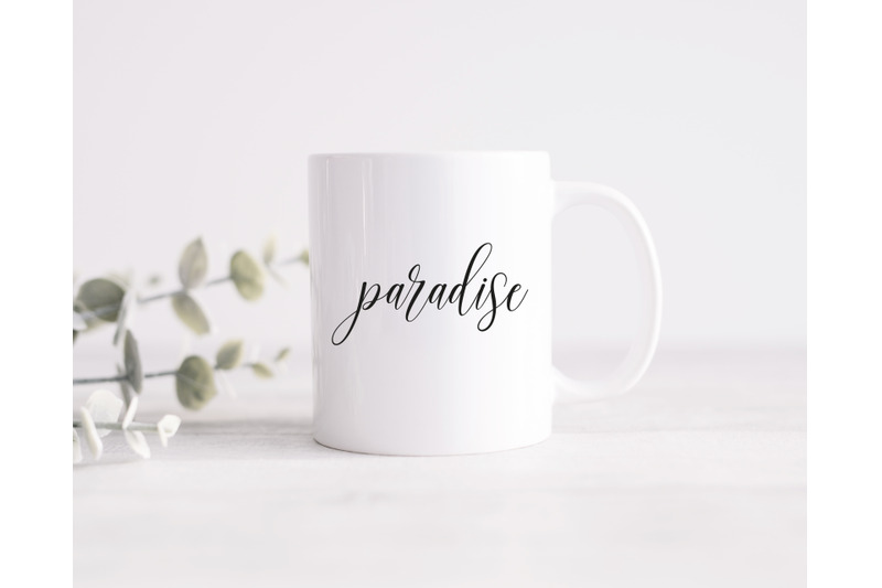 paradise-svg-paradise-text-svg-stylized-text-svg-word-svg