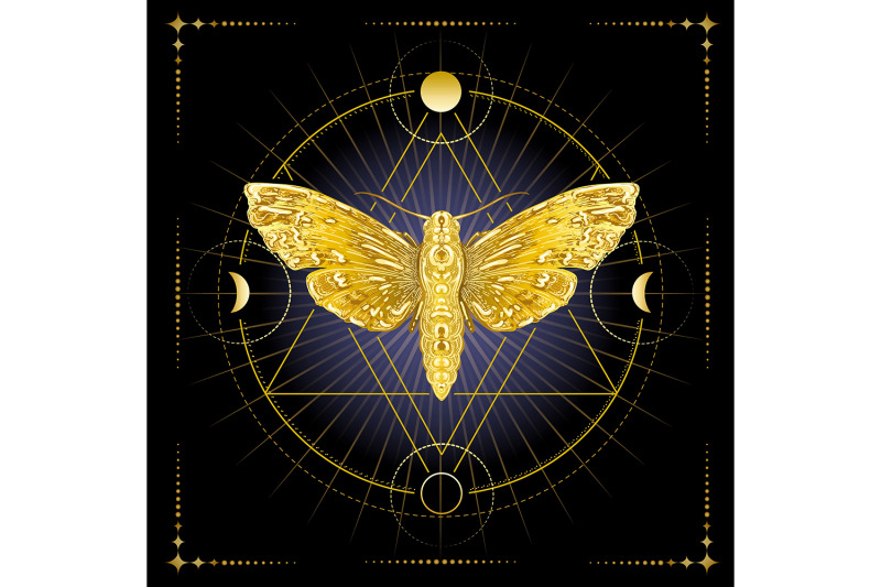golden-moth-symbol-of-inner-wisdom-against-sacred-geometry-esoteric-i