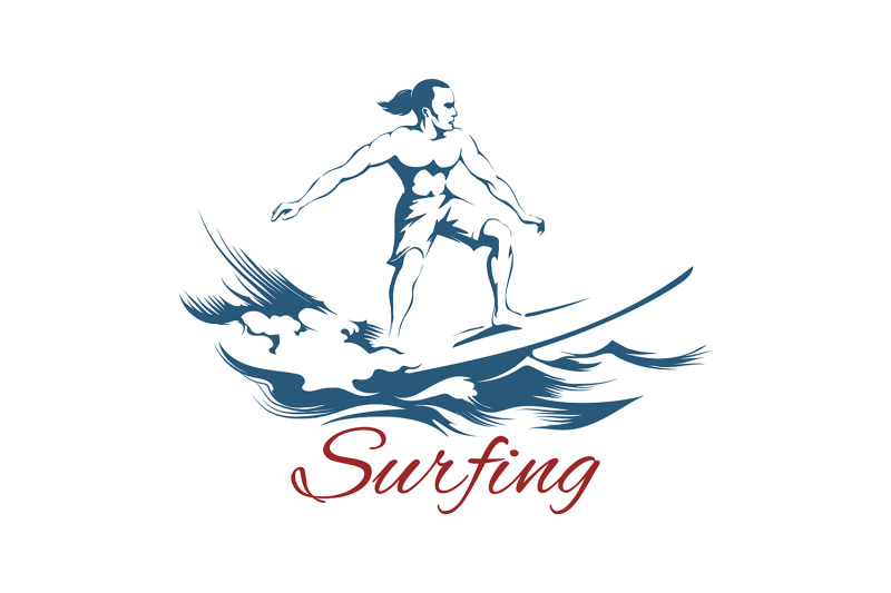 surfing-emblem-with-surfer-riding-on-a-board