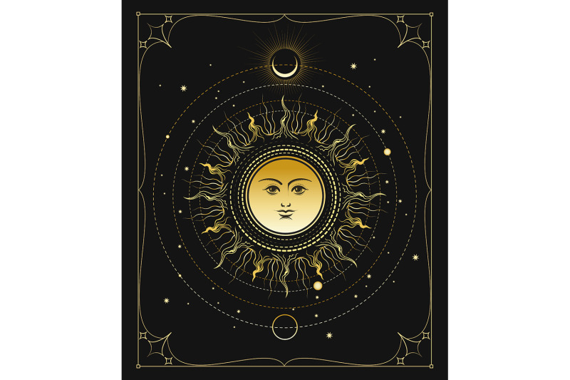 symbol-of-sun-with-moon-and-stars-astrological-esoteric-illustration