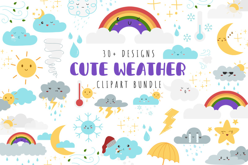 cute-weather-clipart-bundle