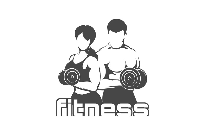 fitness-logo-with-training-bodybuilders-isolated-on-white