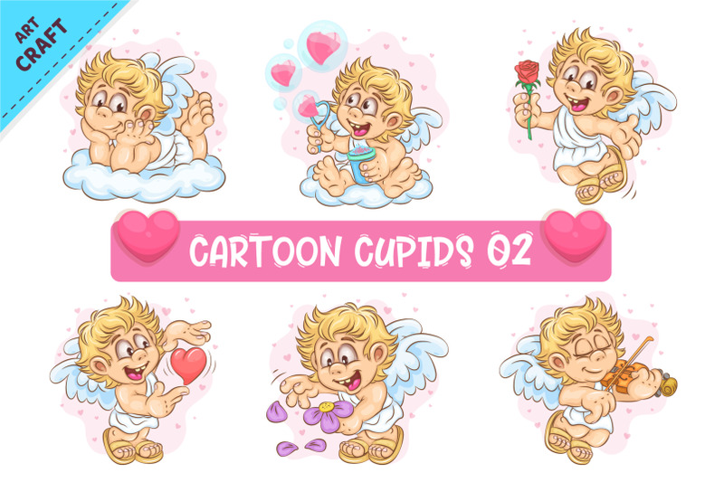 set-of-cartoon-cupid-02-clipart