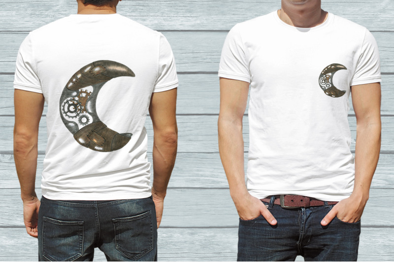 steampunk-moon-sublimation-png-design