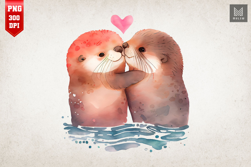 lovely-couple-sea-otter-valentine-039-s-day