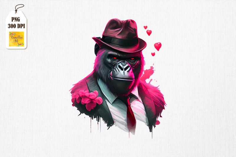 badass-gangster-gorilla-valentine-039-s-day