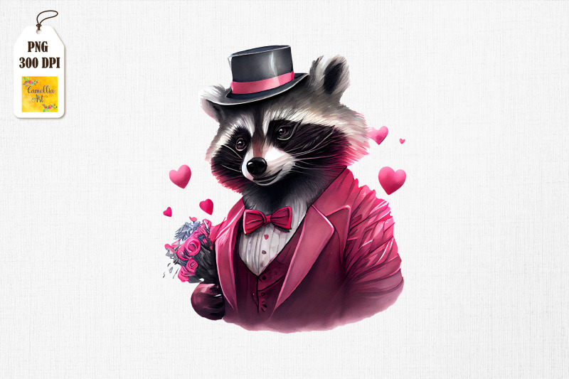 badass-gangster-racoon-valentine-039-s-day