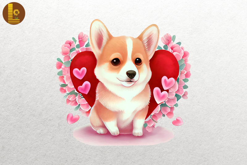 lovely-cute-corgi-valentine-039-s-day