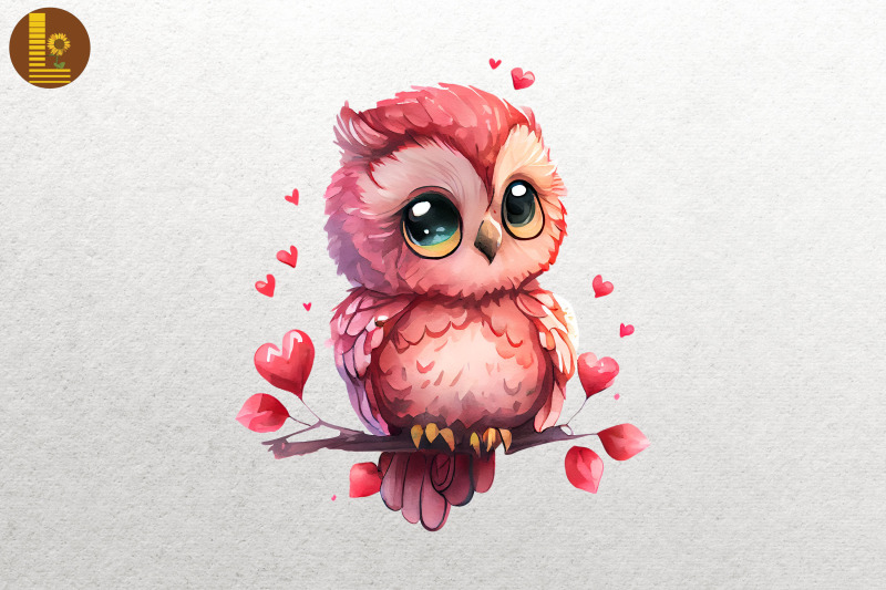 lovely-cute-baby-owl-valentine-039-s-day