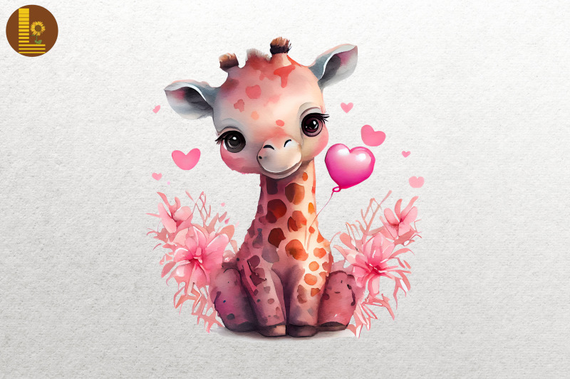 lovely-cute-baby-giraffe-valentine-039-s-day