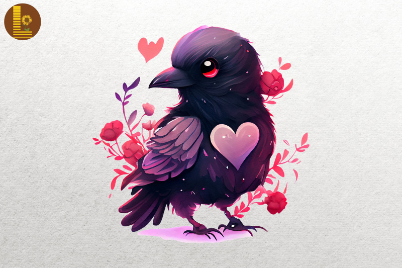 lovely-cute-baby-raven-valentine-039-s-day