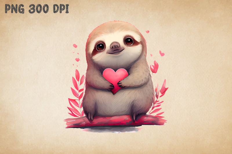 cute-sloth-hugging-heart-valentine-039-s-day