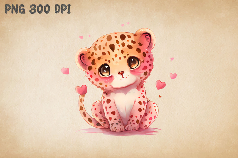 cute-leopard-pink-heart-valentine