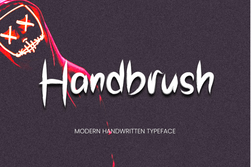 handbrush-font