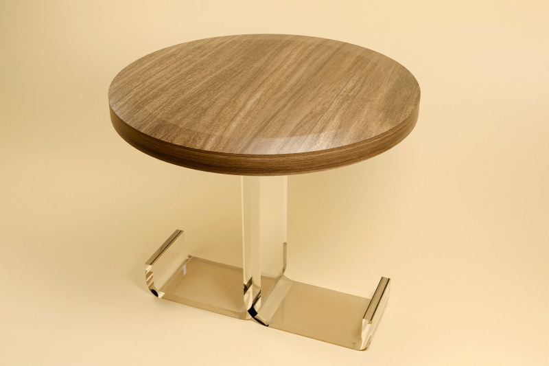 3d-rendering-circle-table-wood-and-glass-elegant-design