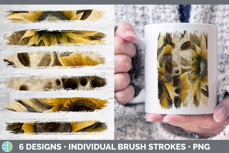 sunflower-brush-strokes-png-sublimation-designs