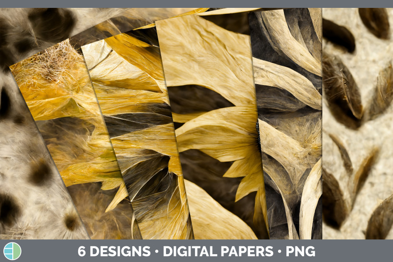 sunflower-backgrounds-digital-scrapbook-papers