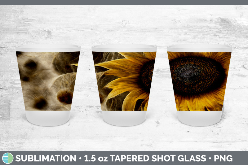 sunflower-shot-glass-sublimation-shot-glass-1-5oz-tapered