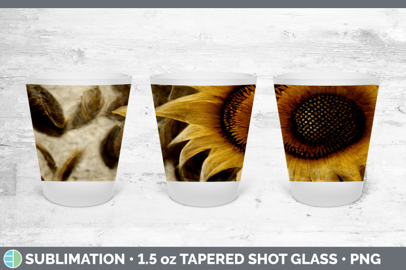 sunflower-shot-glass-sublimation-shot-glass-1-5oz-tapered