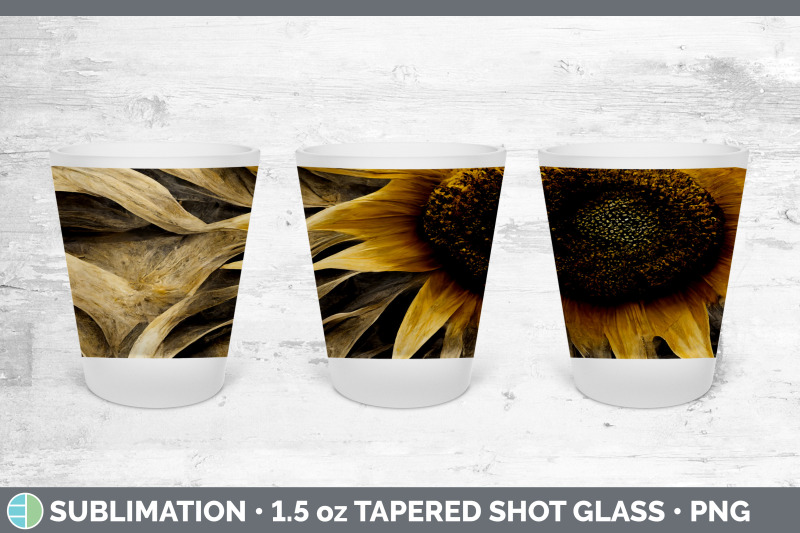 sunflower-shot-glass-sublimation-shot-glass-1-5oz-tapered