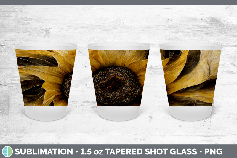 sunflower-shot-glass-sublimation-shot-glass-1-5oz-tapered