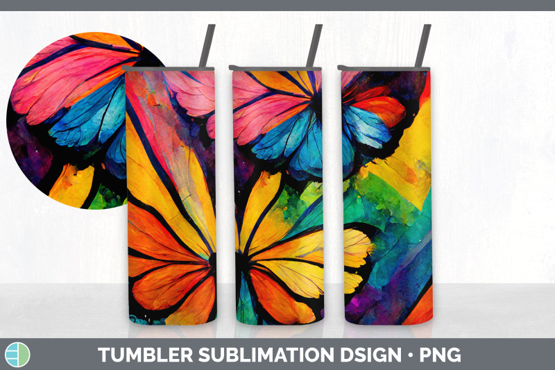 watercolor-butterfly-tumbler-sublimation-bundle