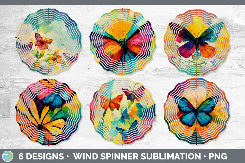 butterfly-painted-wind-spinner-sublimation-designs-bundle