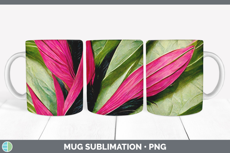 tropical-leaves-mug-sublimation-coffee-cup-designs-png