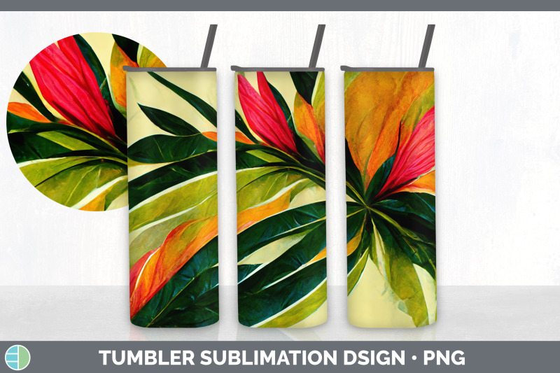 tropical-leaves-tumbler-sublimation-bundle