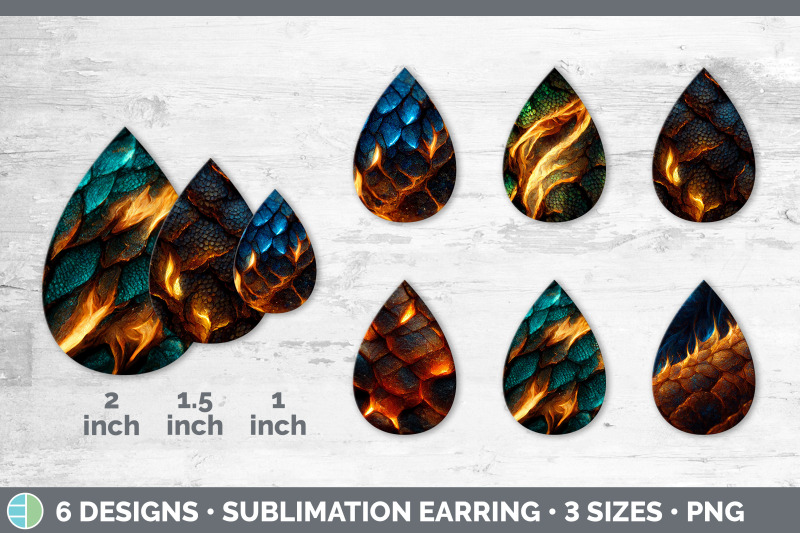 dragon-scale-teardrop-earring-sublimation-designs-bundle