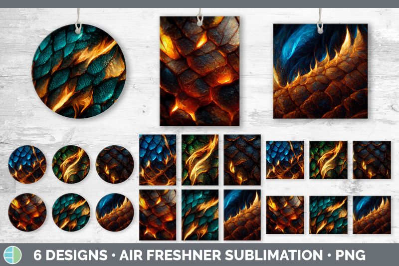 dragon-scale-air-freshener-sublimation-designs-bundle