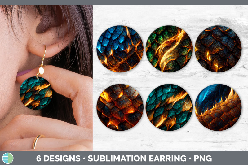 dragon-scale-round-earring-sublimation-designs-bundle