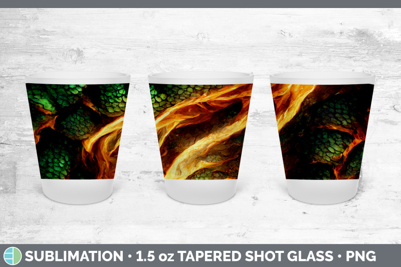 dragon-scale-shot-glass-sublimation-shot-glass-1-5oz-tapered