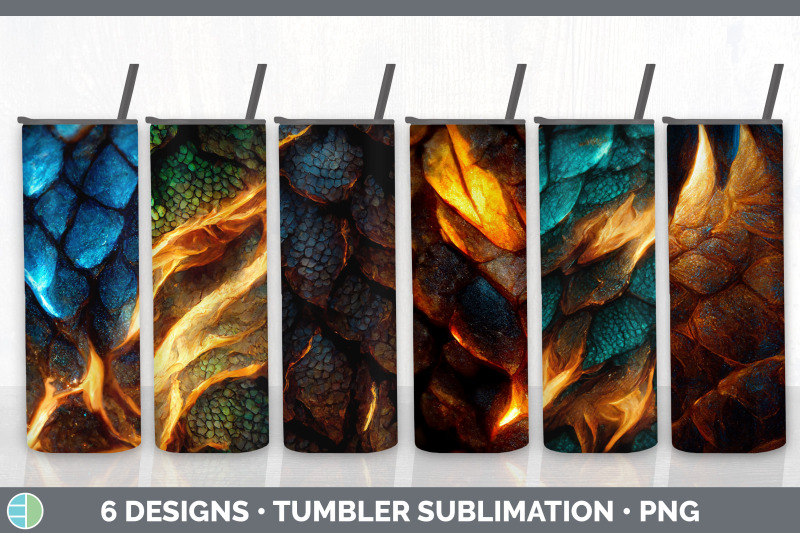 dragon-scale-tumbler-sublimation-bundle