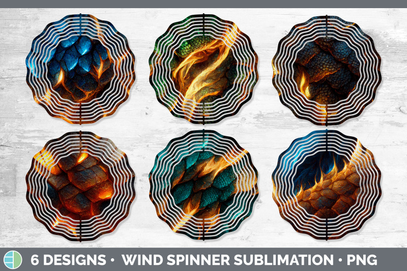 dragon-scale-painted-wind-spinner-sublimation-designs-bundle