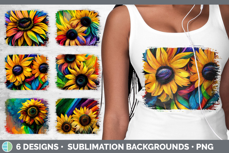 rainbow-sunflower-distressed-sublimation-background-panel