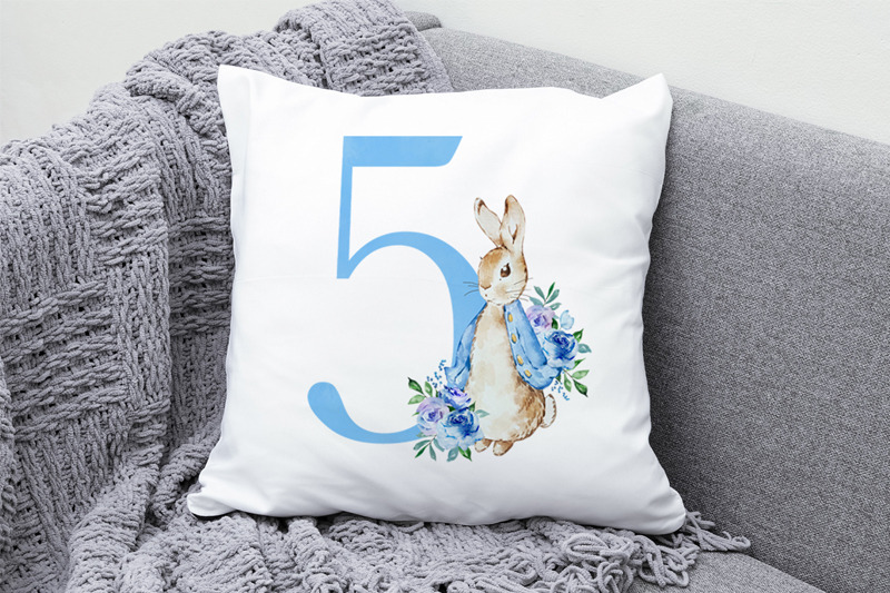 peter-rabbit-blue-floral-numbers-png