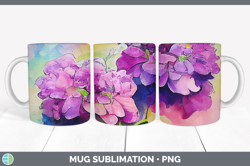 hydrangea-mug-sublimation