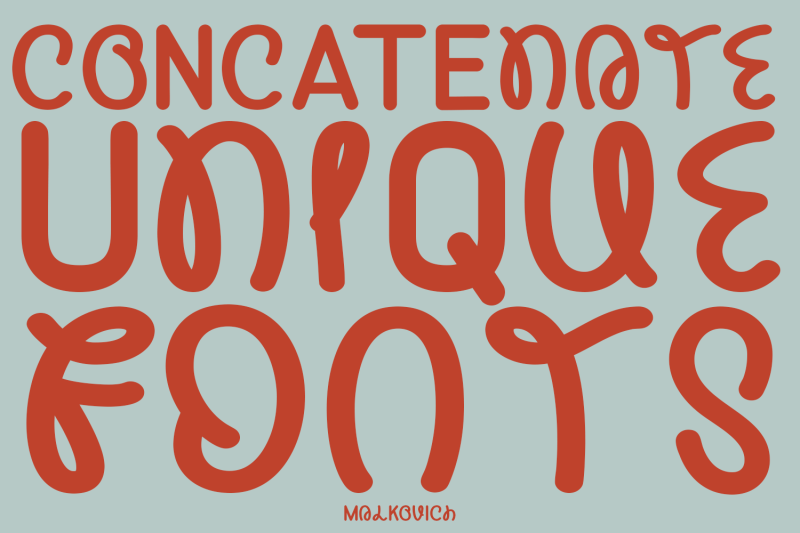 malkovich-unique-font
